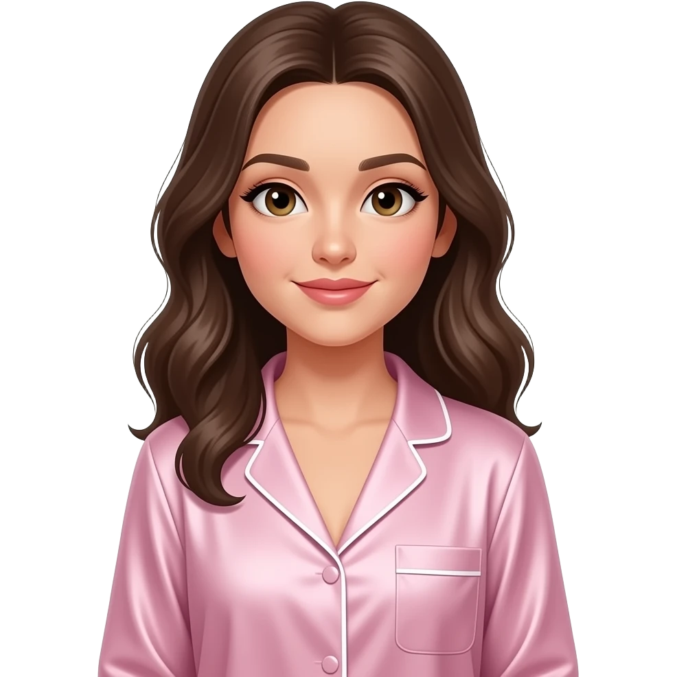 Woman wearing Long gown pyjamas emoji