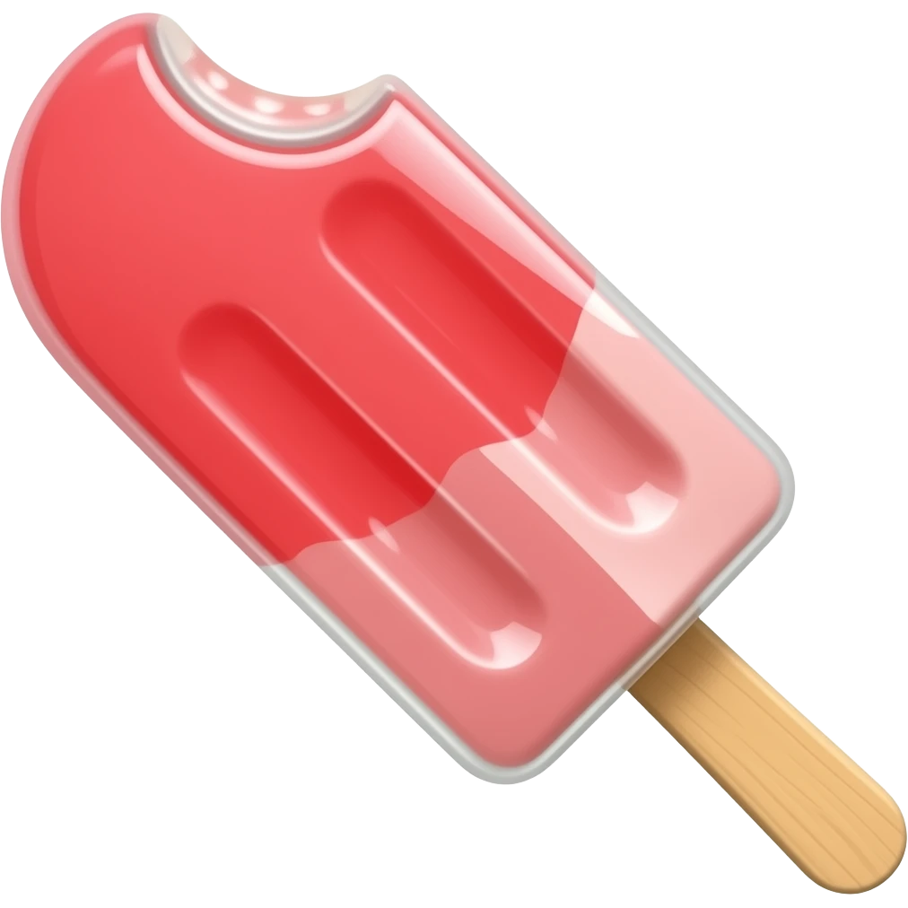Red ice lolly emoji