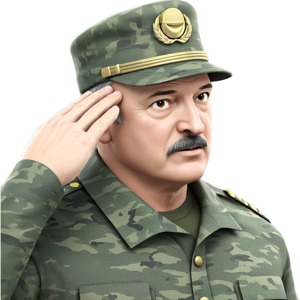 military salute by soldier emoji
