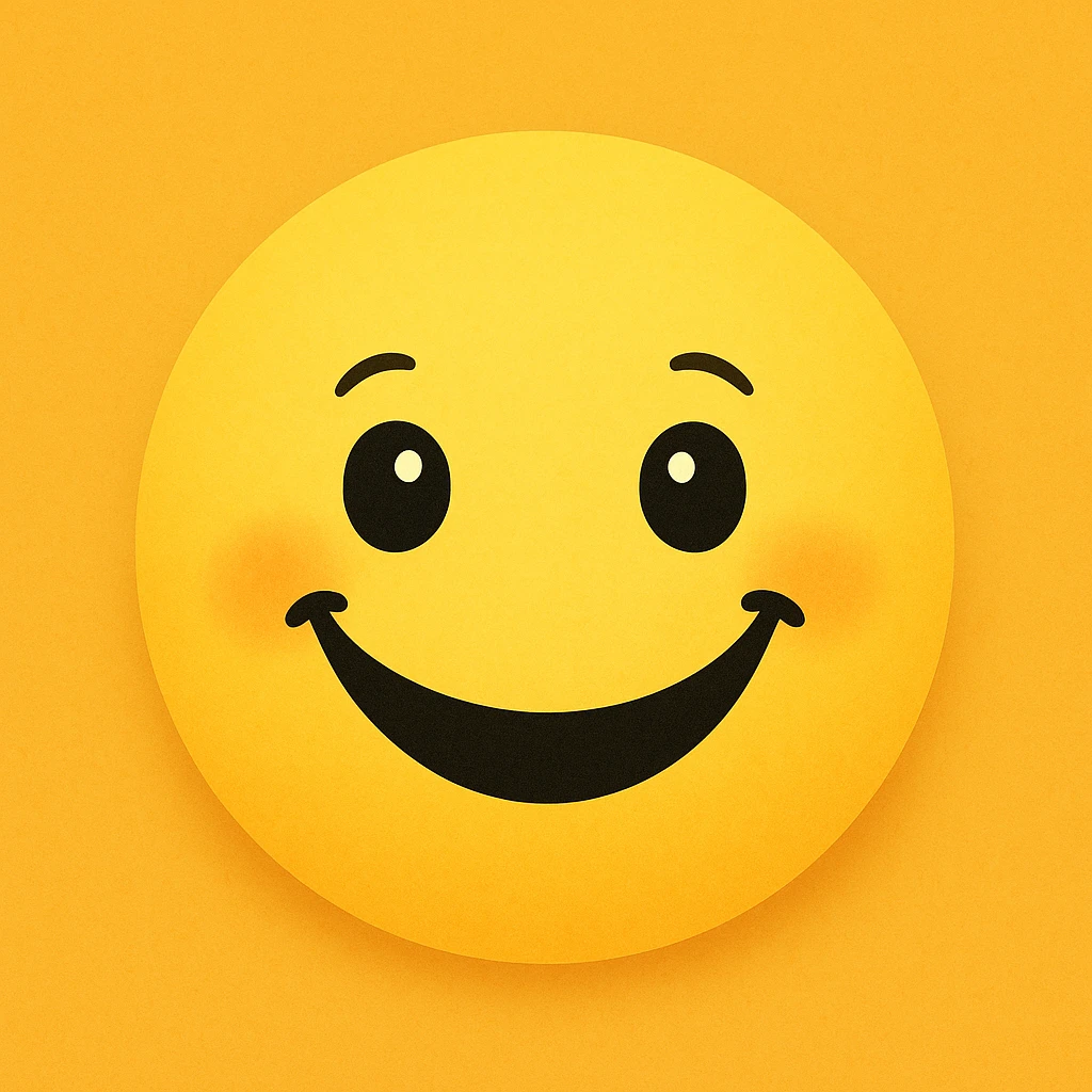 expresive happy emotion, smiling face emoji