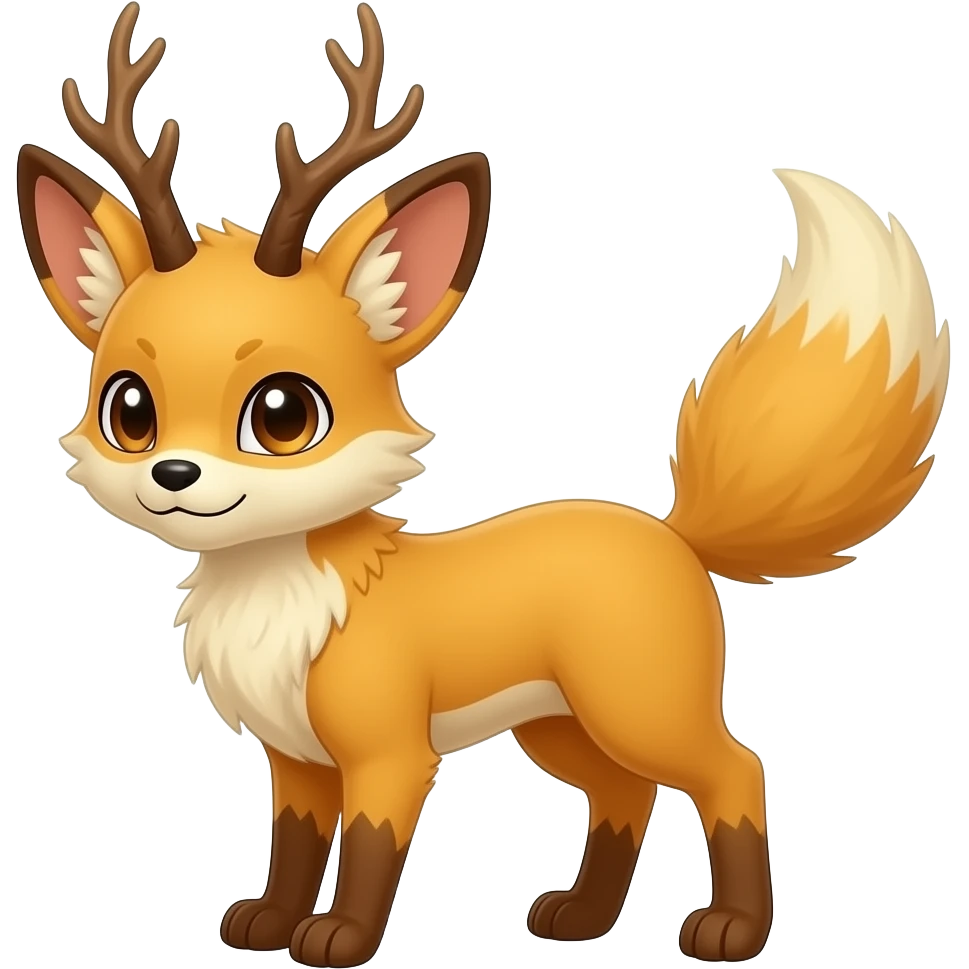 Jackalope-Eevee-fusion-hybrid-animal-creature emoji
