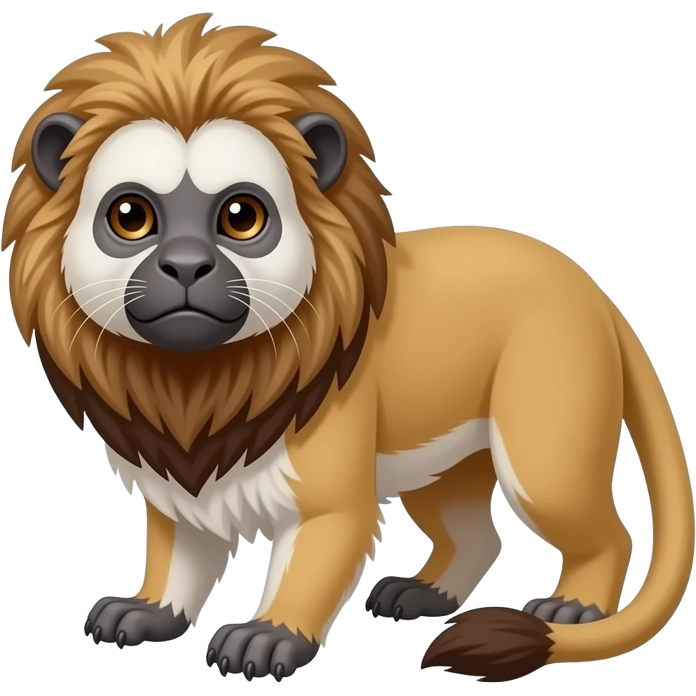 Cotton-top-Tamarin-Lion-hybrid emoji