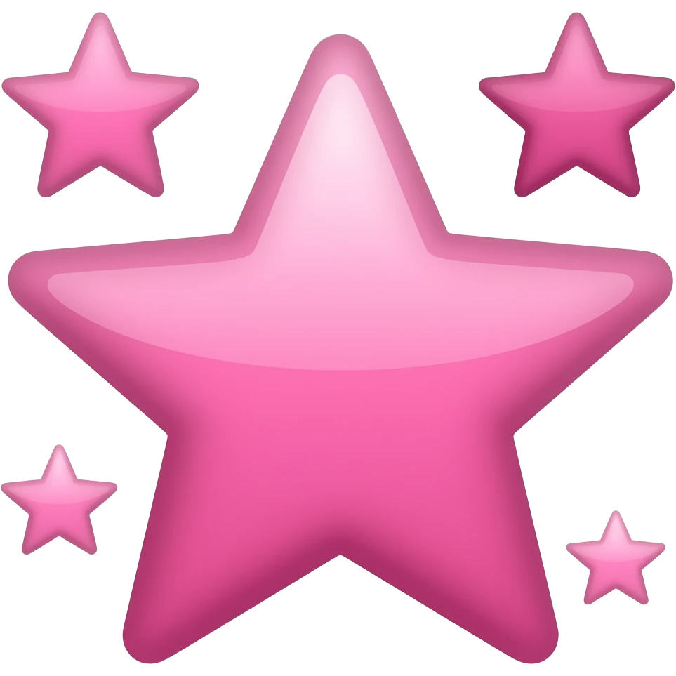pink stars emoji