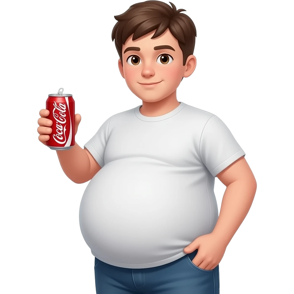 Zrób chłopak 14 latek z cola brzuchem🫄🏼 brzuch ma kształt jak balon + twarty brzuch + super ekstremalnie ogromny brzuch i trzyma coca-cole emoji