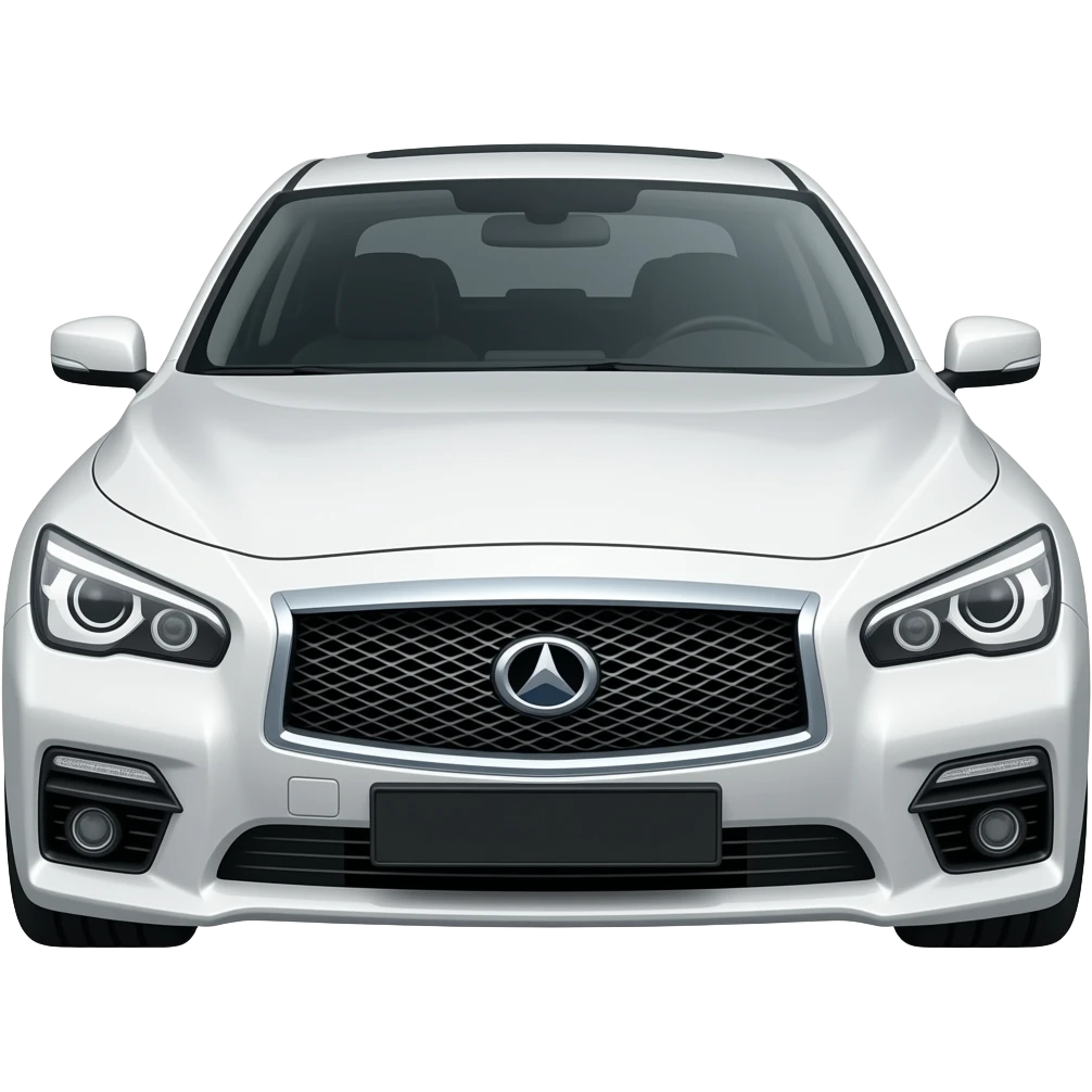 White infinity Q50 emoji