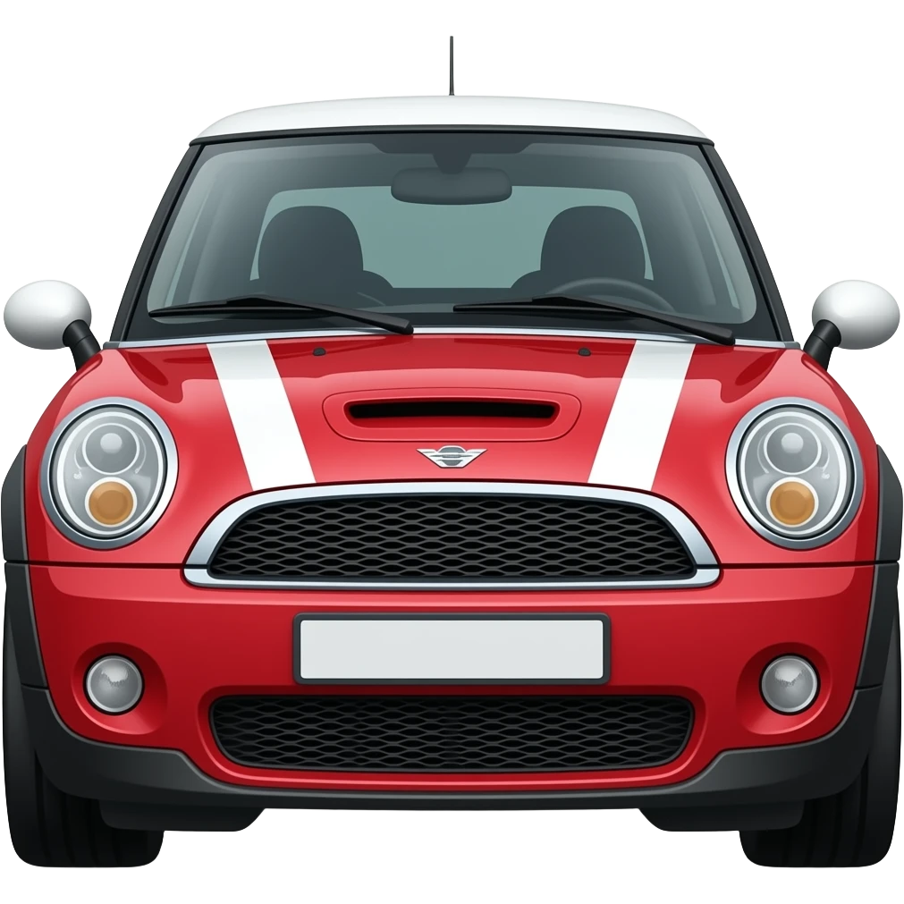 Red mini cooper emoji