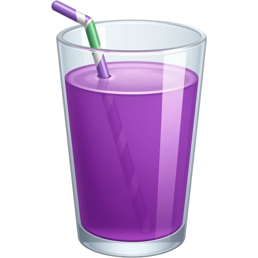 자주색 주스 emoji
