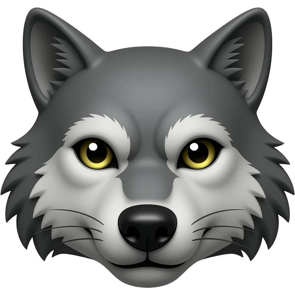 Werewolf face emoji
