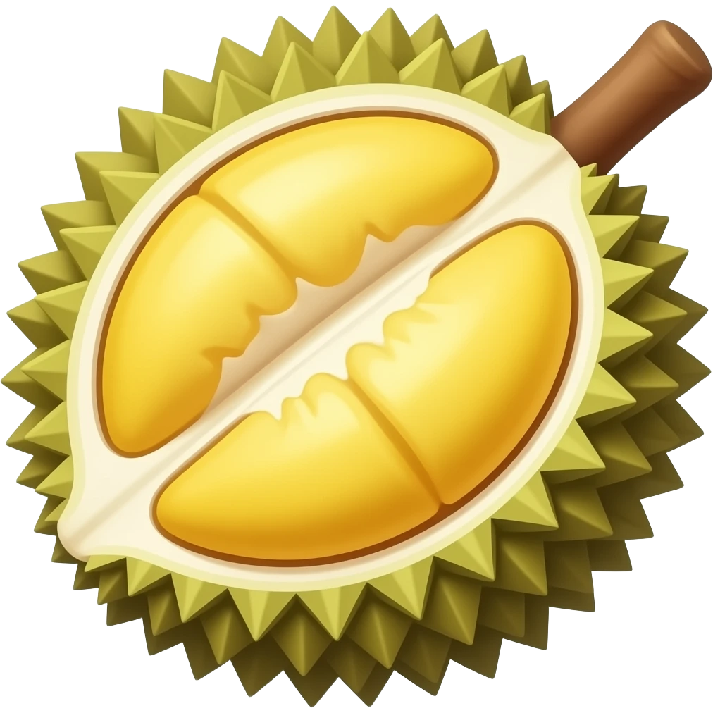 Durian fruit emoji