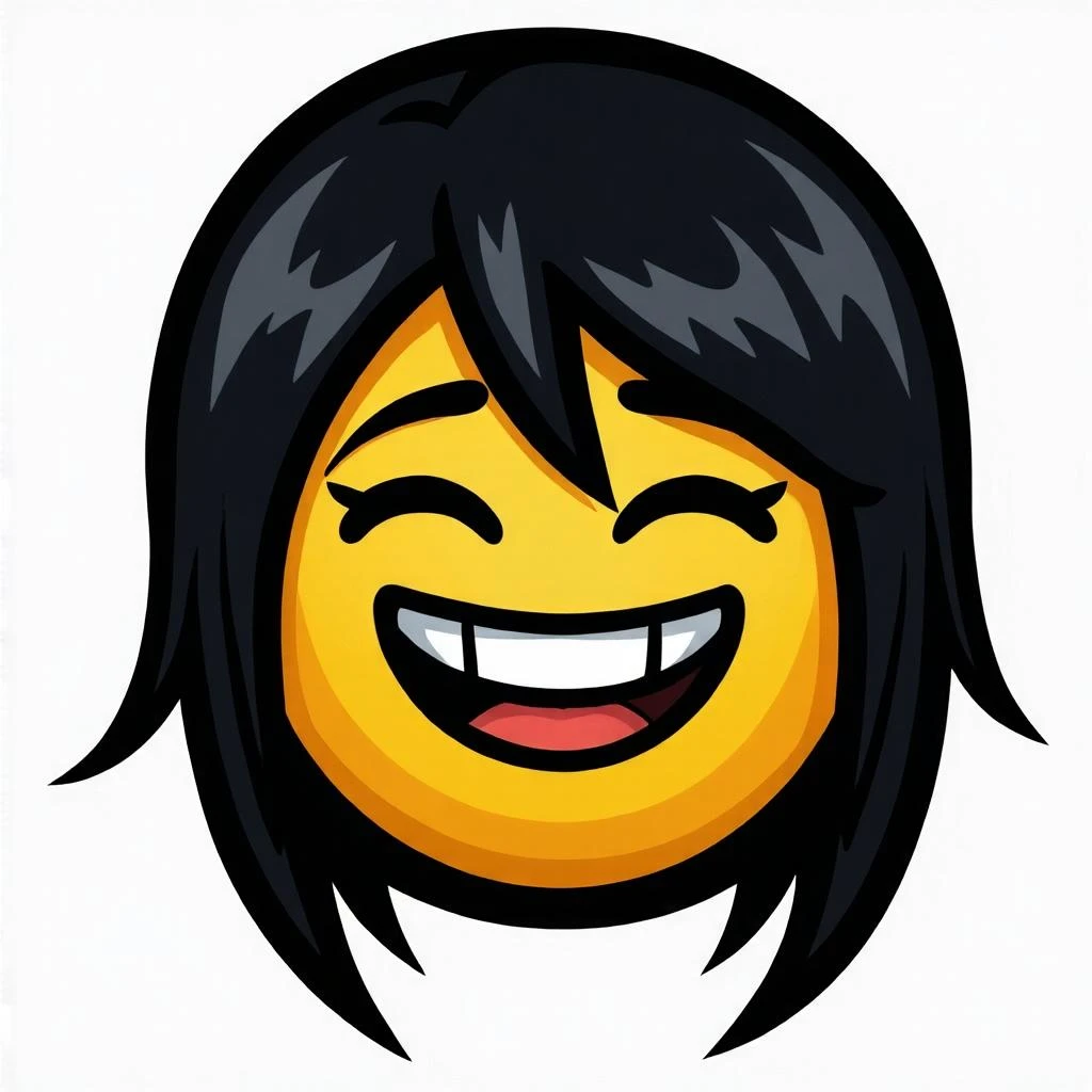 emo winking emoji emoji