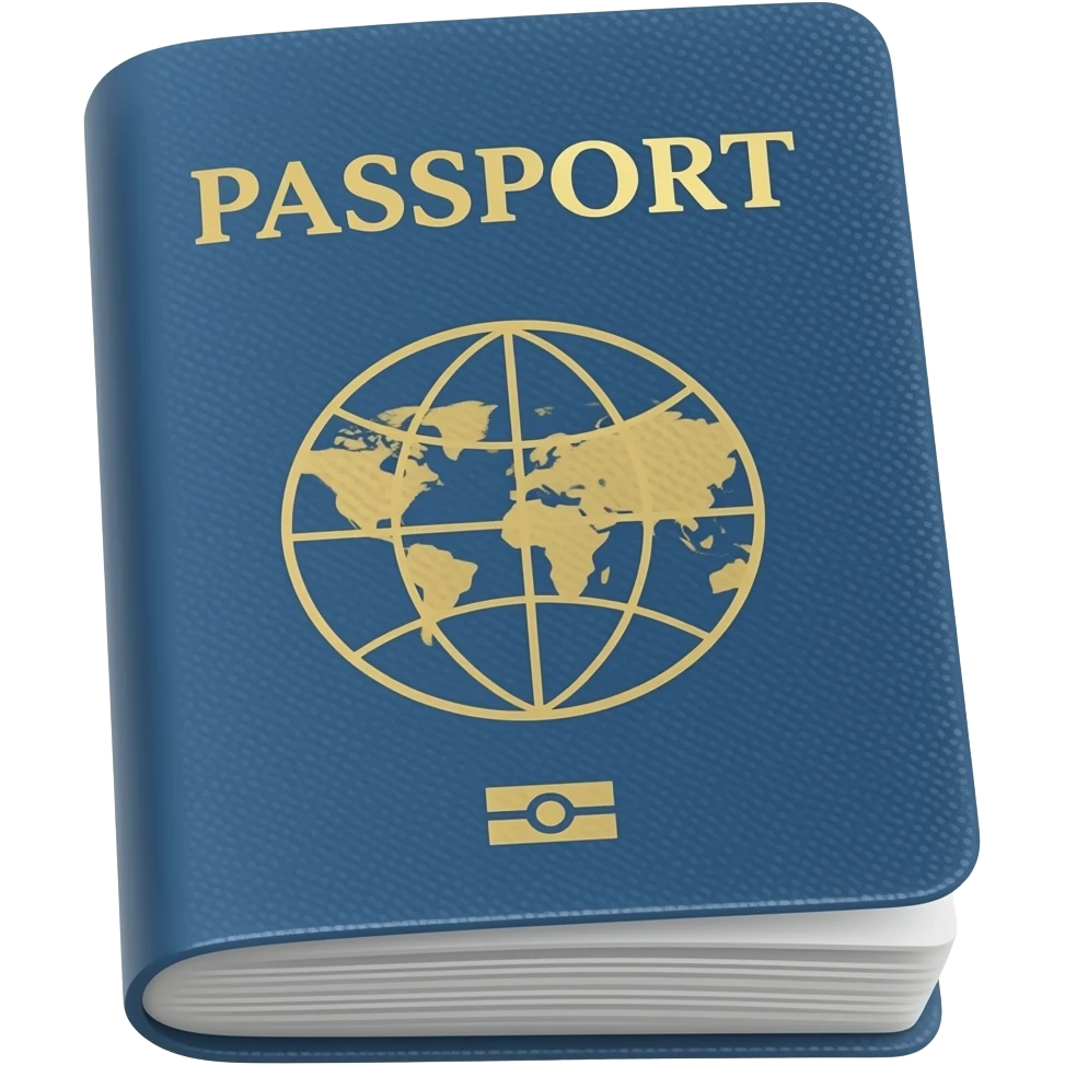 Create a passport emoji emoji