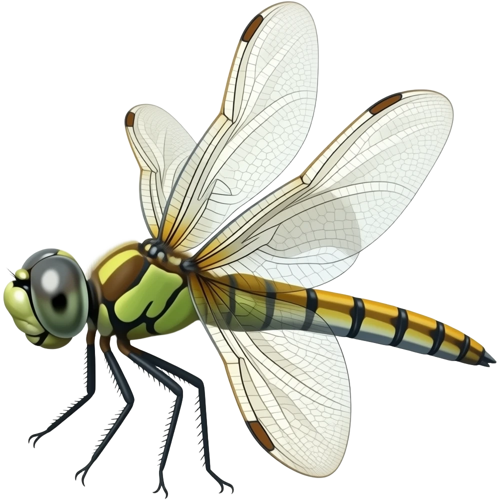 Dragonfly side emoji