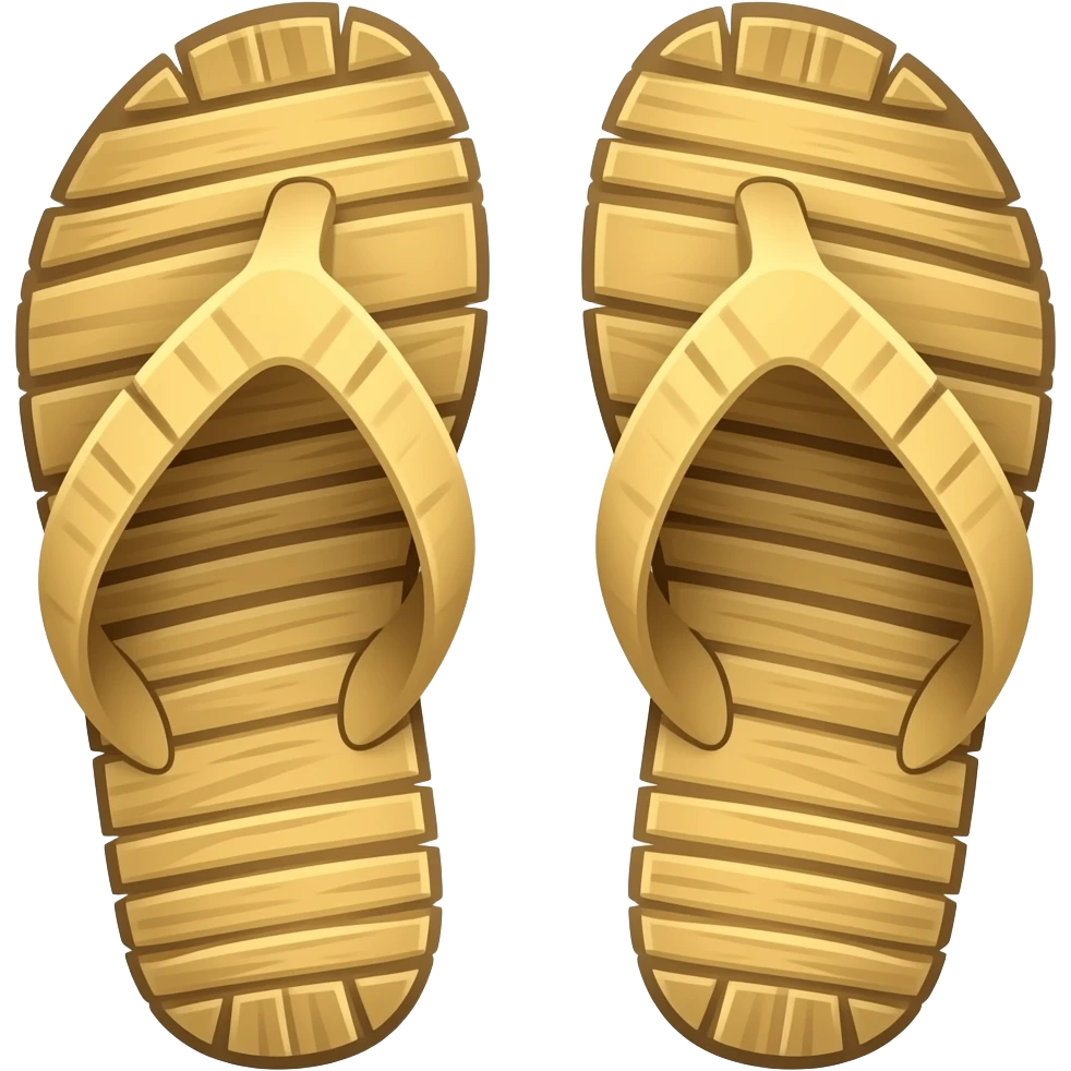papyrus sandals emoji