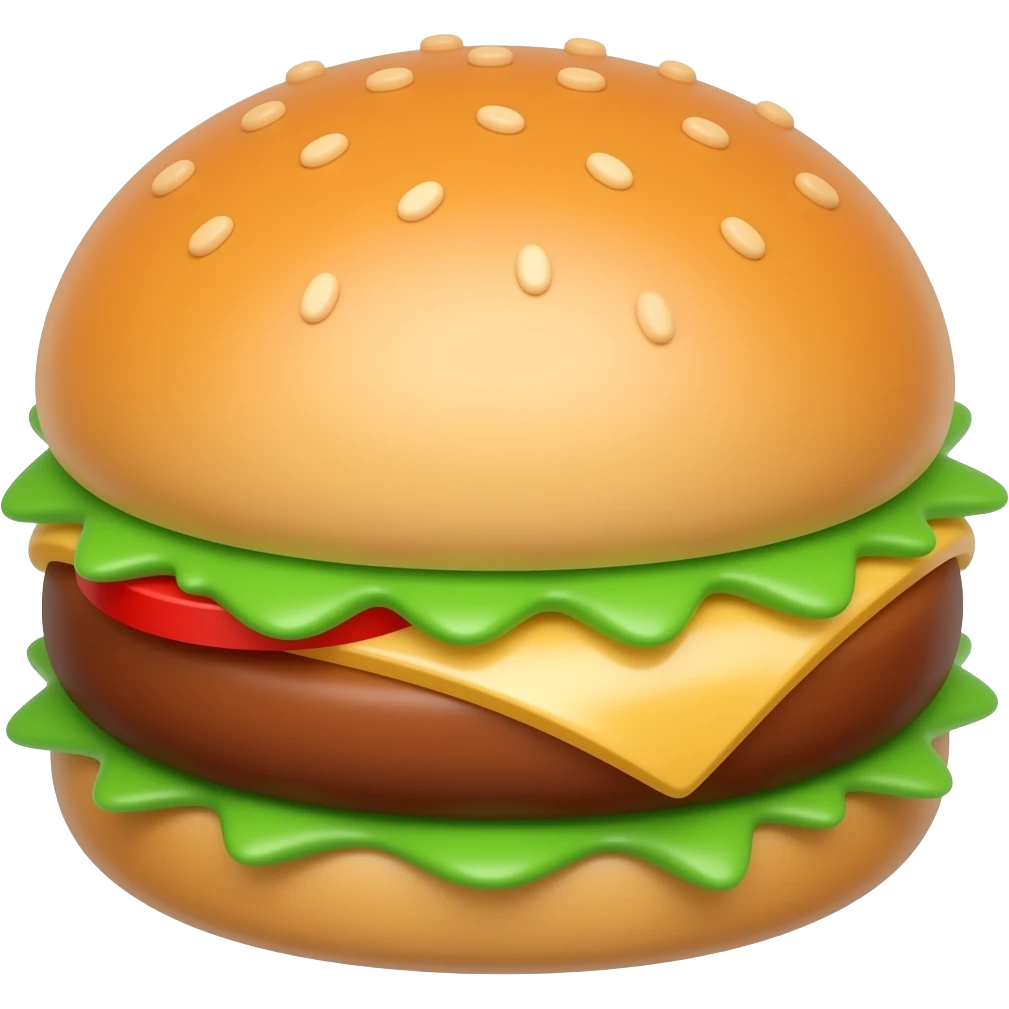 Fucionar una hamburgesa con un dado emoji