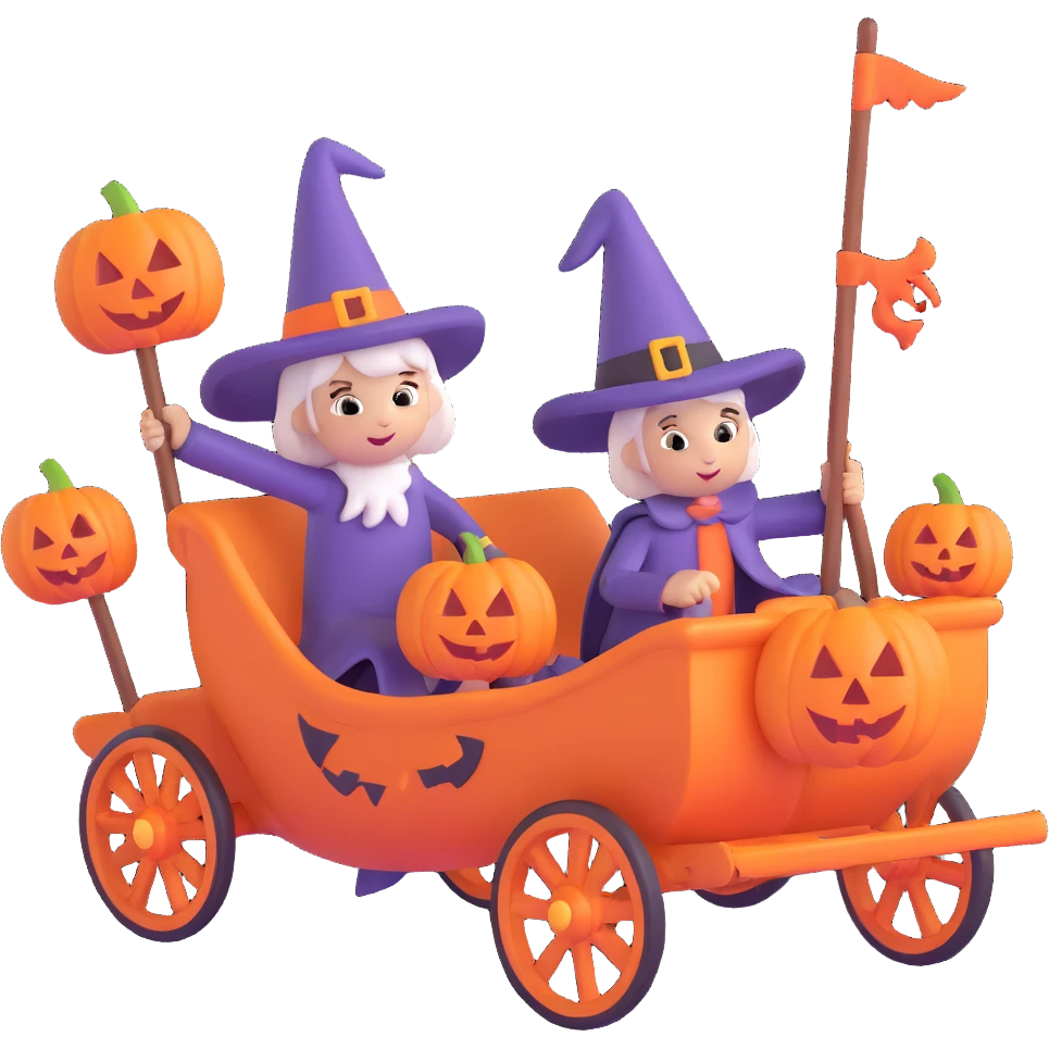 a Halloween parade emoji