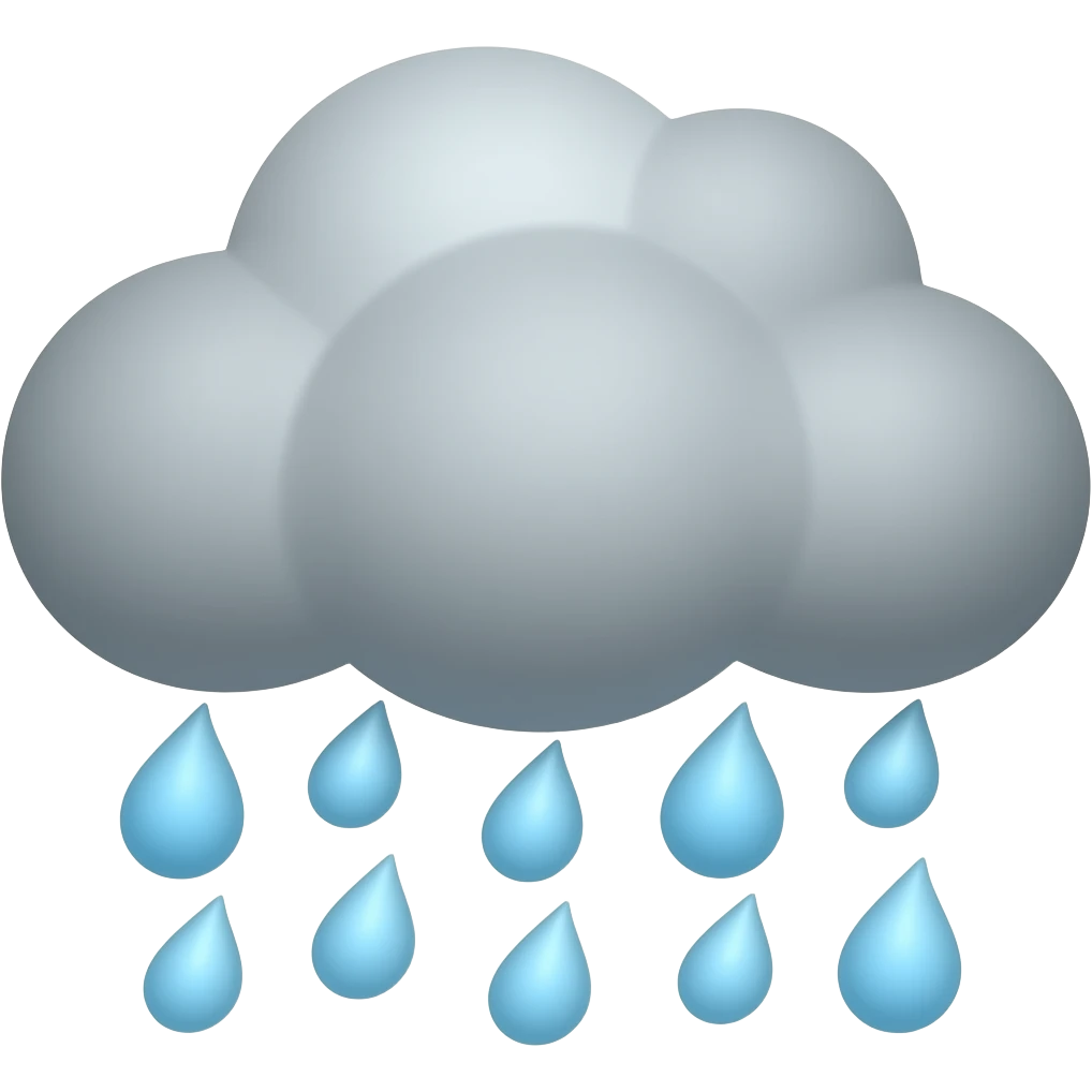 rain emoji