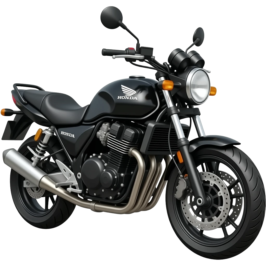 Honda shadow 600 motorcycle black emoji