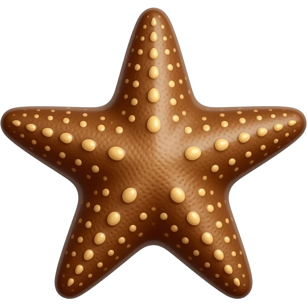 Chocolate starfish asshole emoji