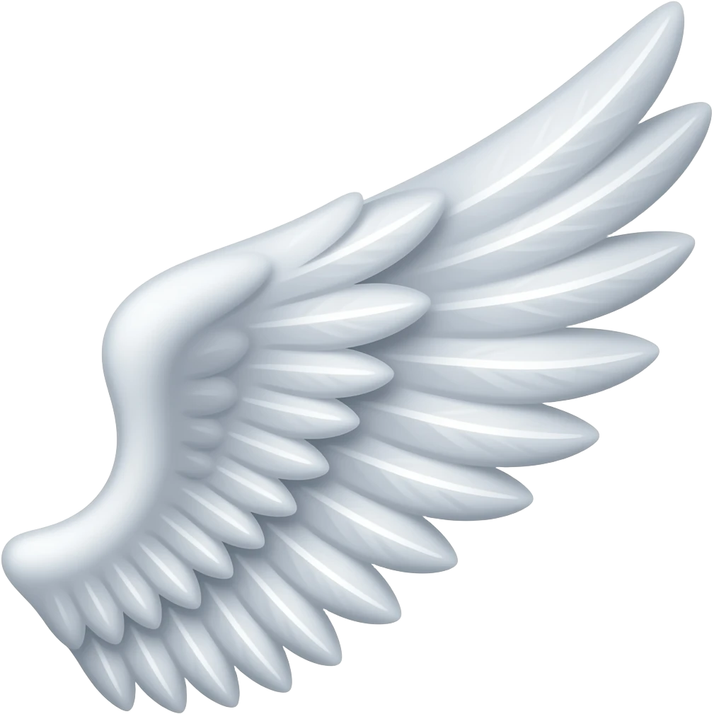 Aile gauche d’un ange emoji