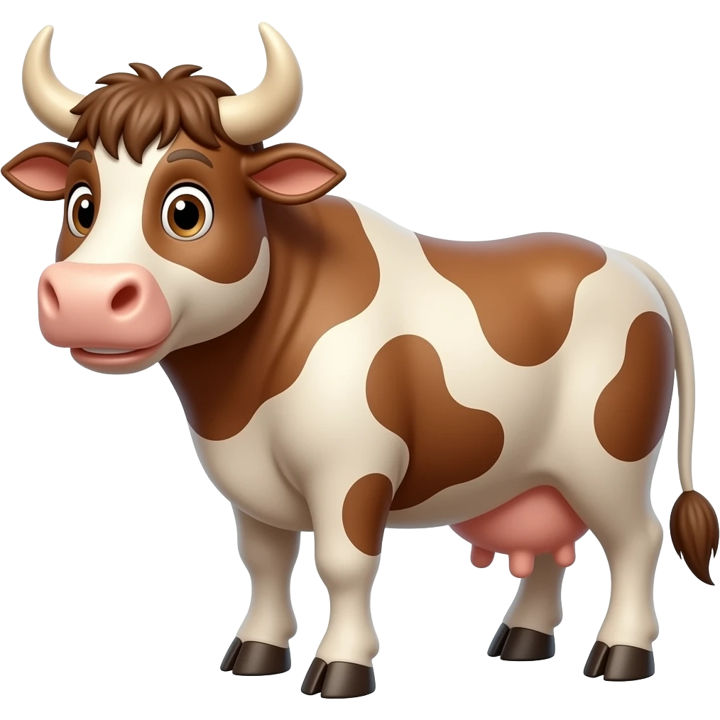Cartoon 2d ox emoji