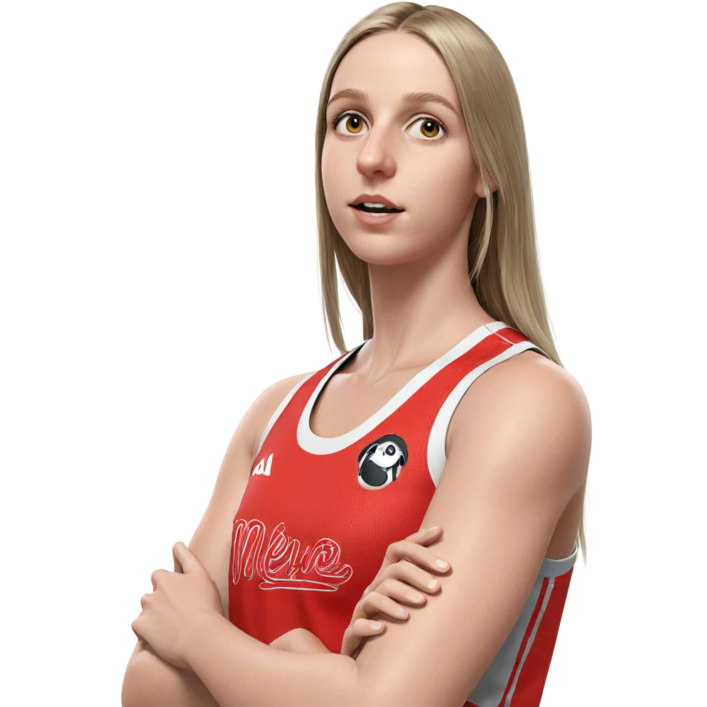 girl in sportswear portrait emoji