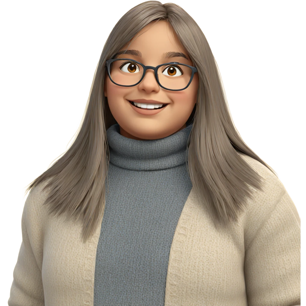 smiling person in sweater emoji