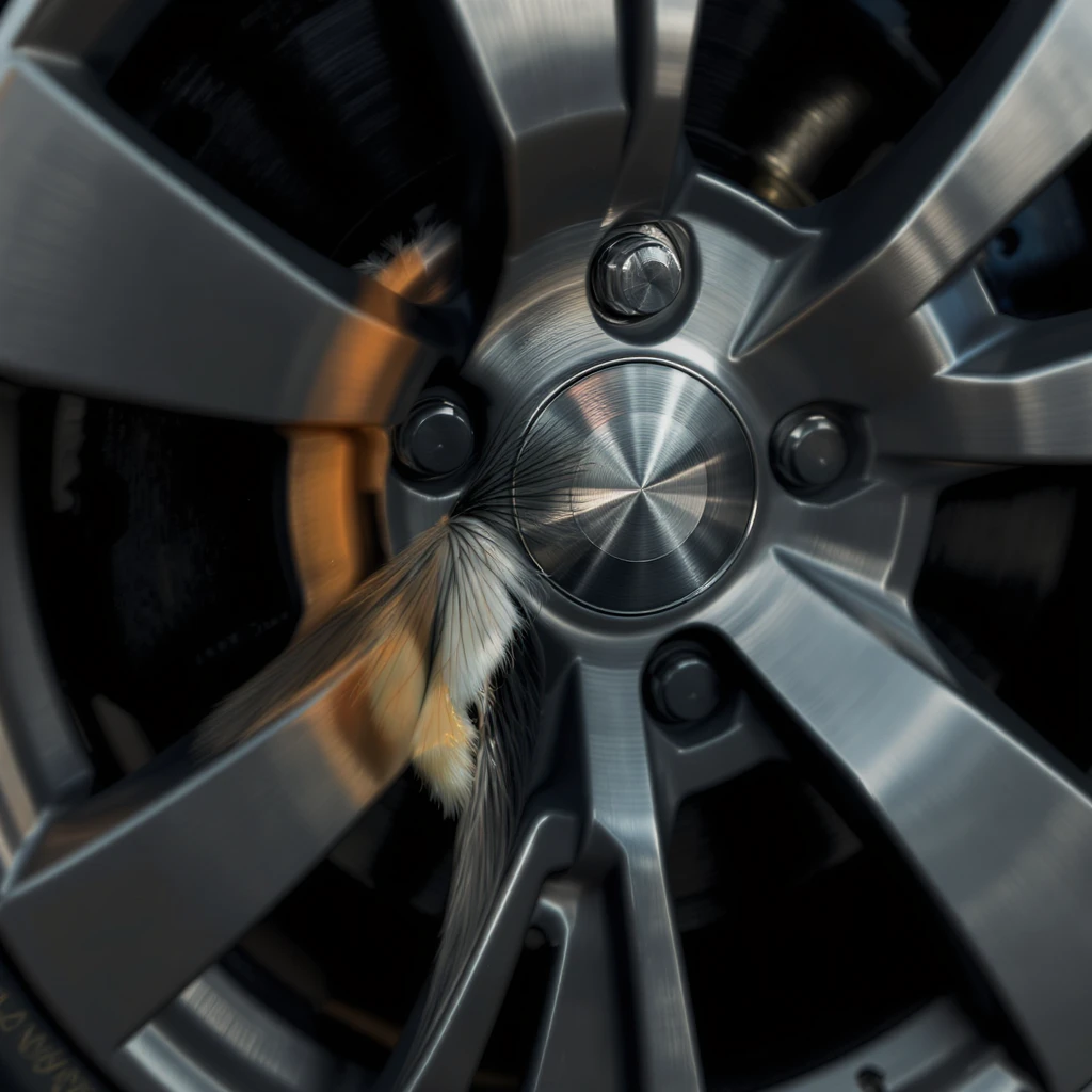 a flywheel, detailed, metallic, realistic emoji