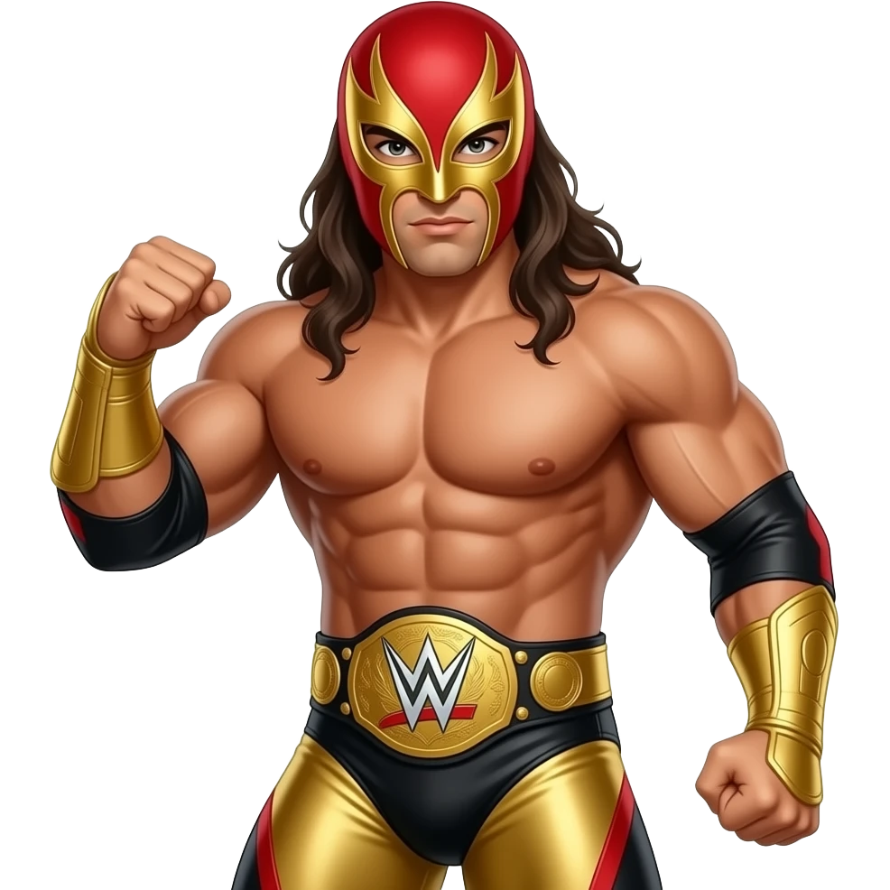 Make a mexican wrestler called El Jizzadore emoji