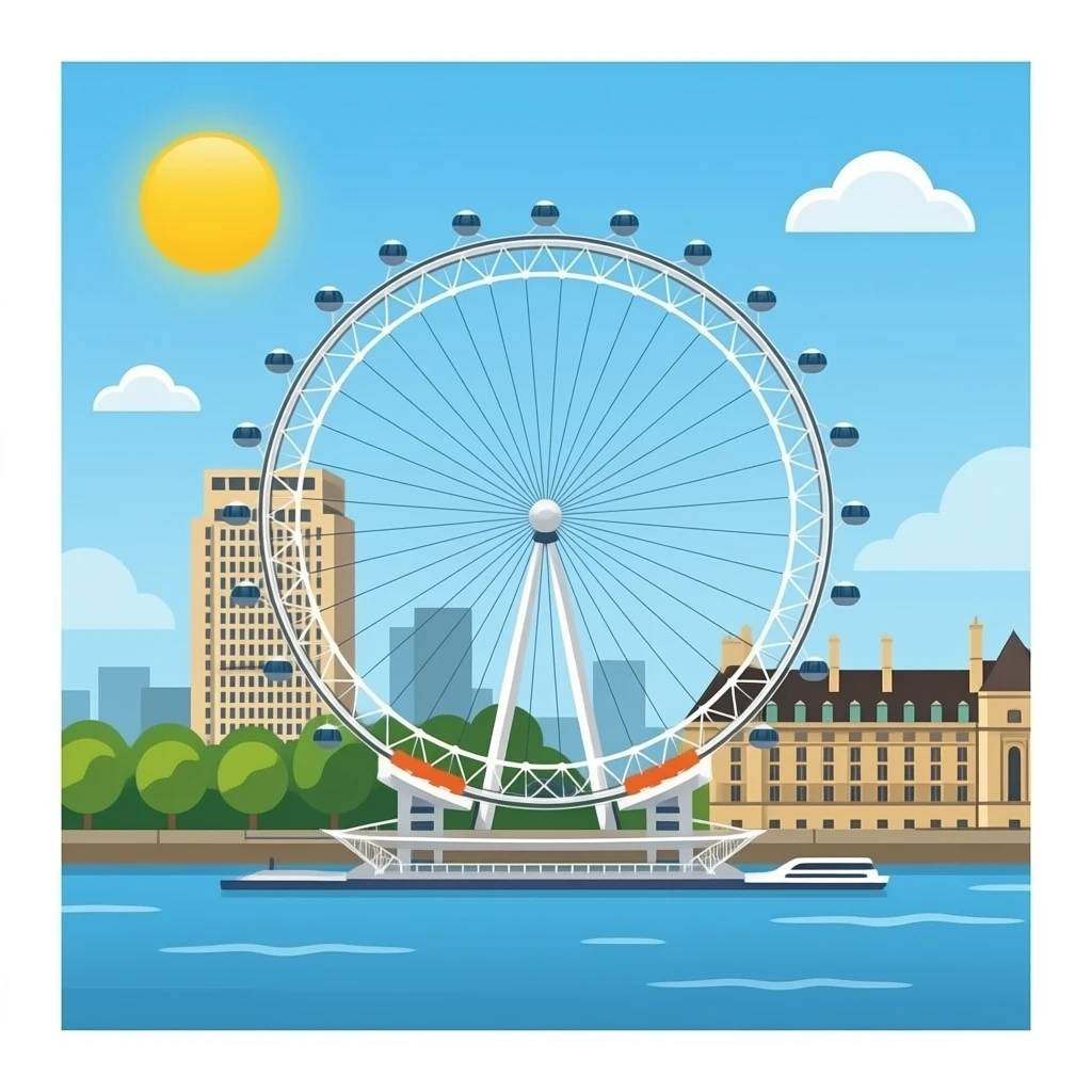 London Eye elegant emoji emoji