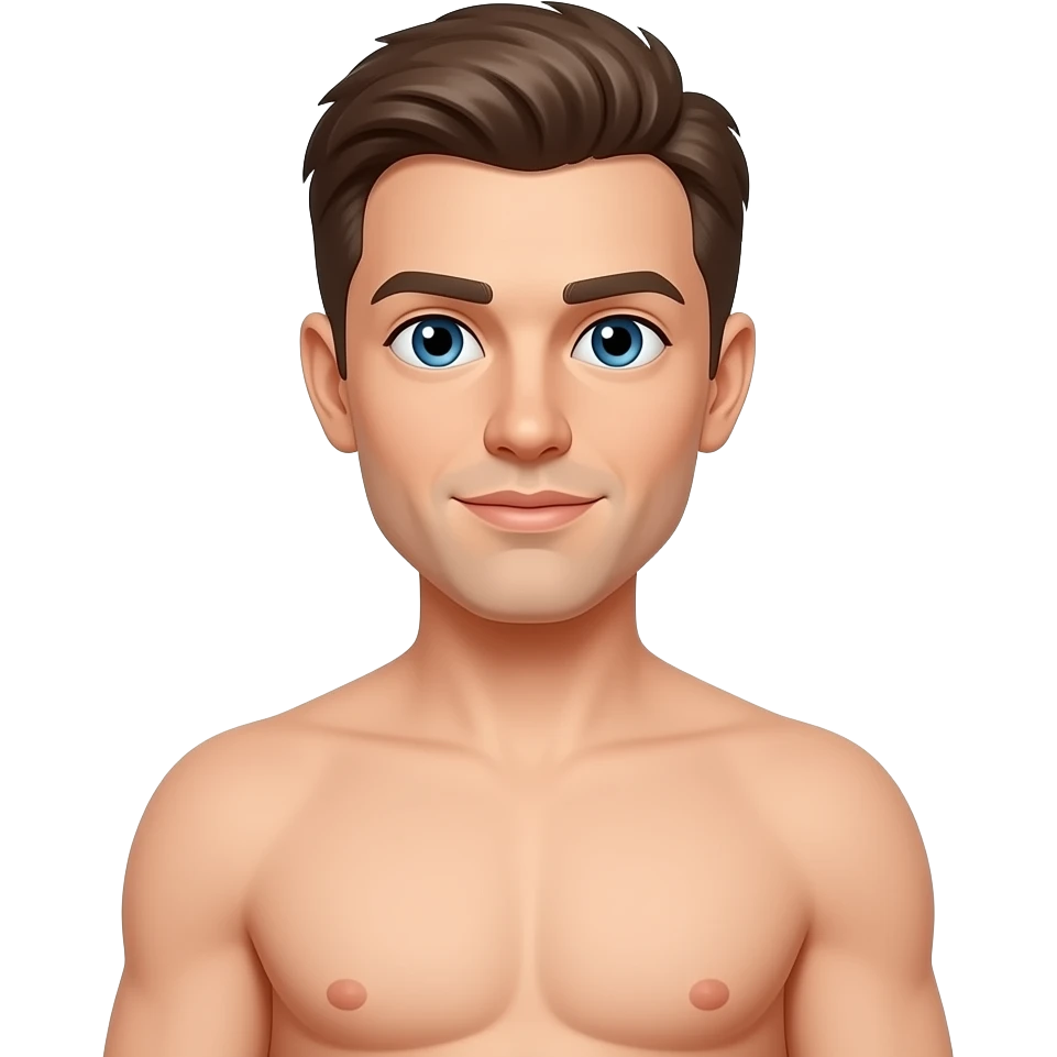 guy standing up no clothes emoji emoji
