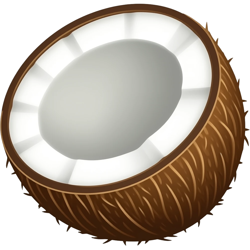 Coconut emoji