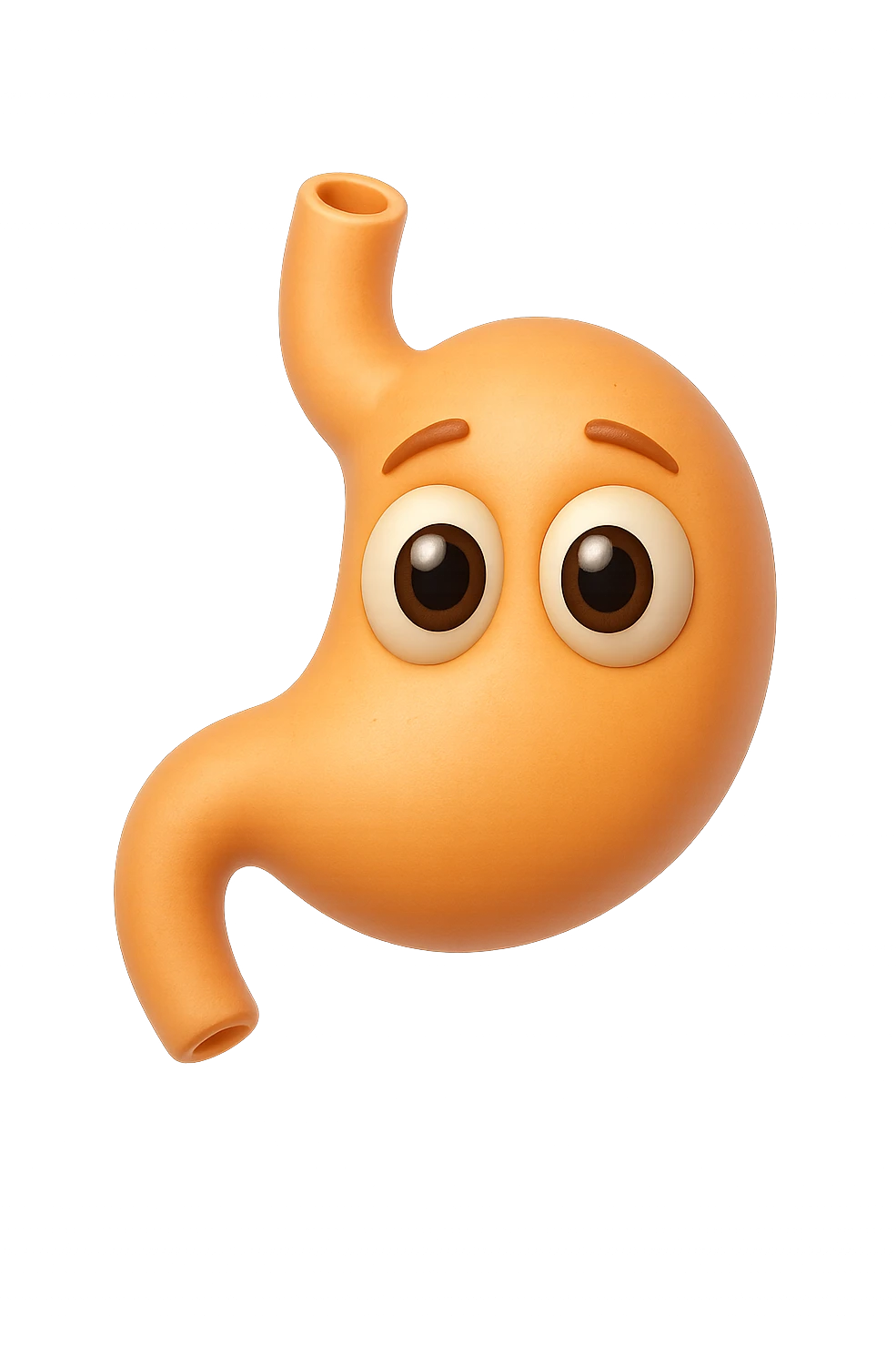 emoji con stomaco e occhi 3d emoji