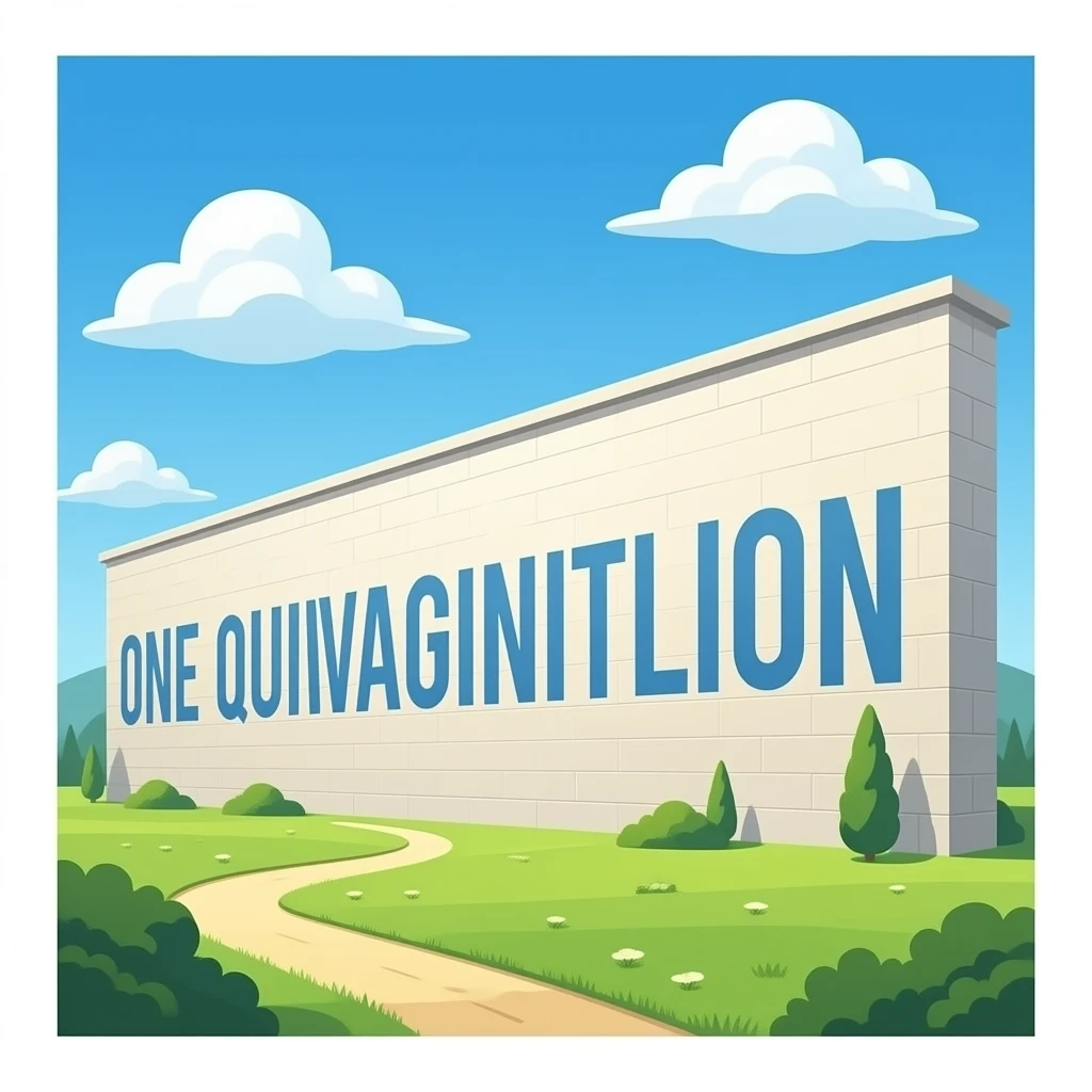 Giant Wall One Quinquagintillion emoji