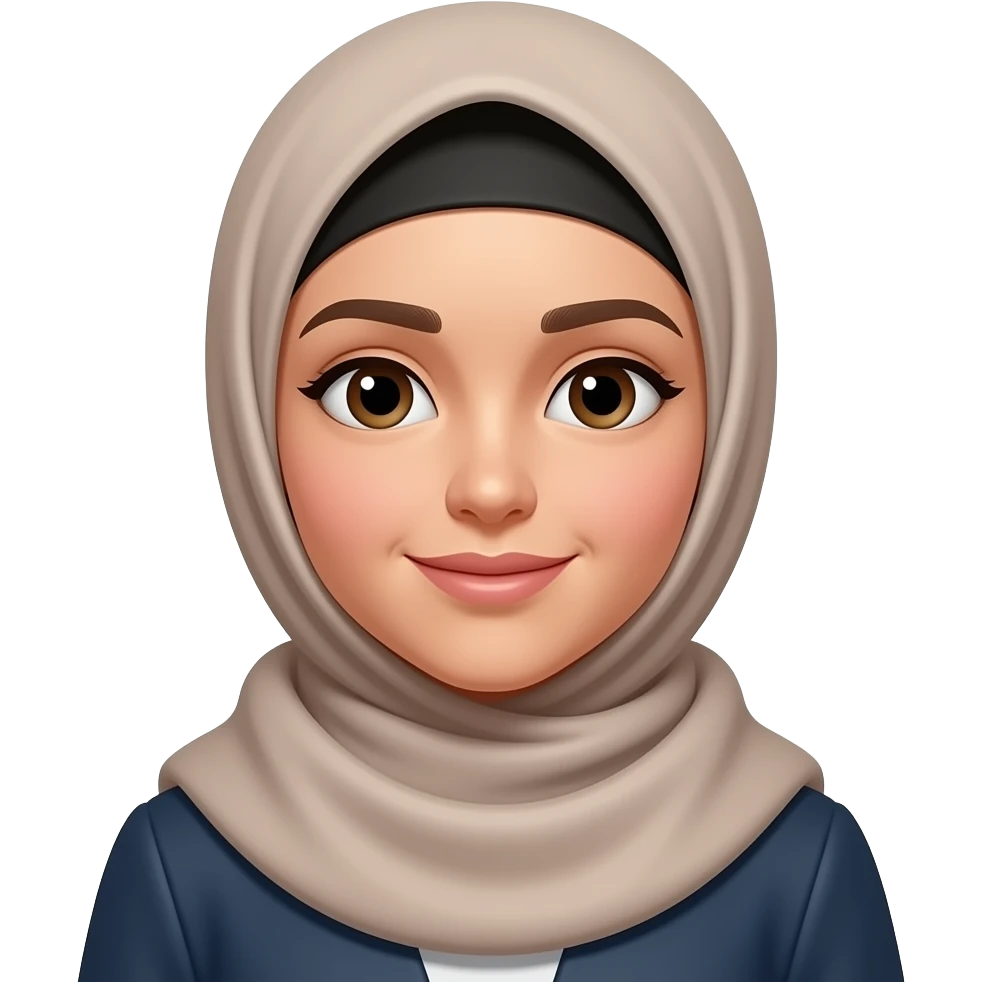 Girls (with hijab or non hijab) emoji