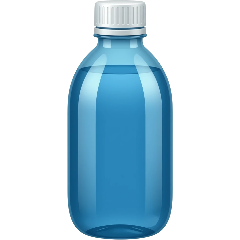 doff blue plastic bottle white cap emoji