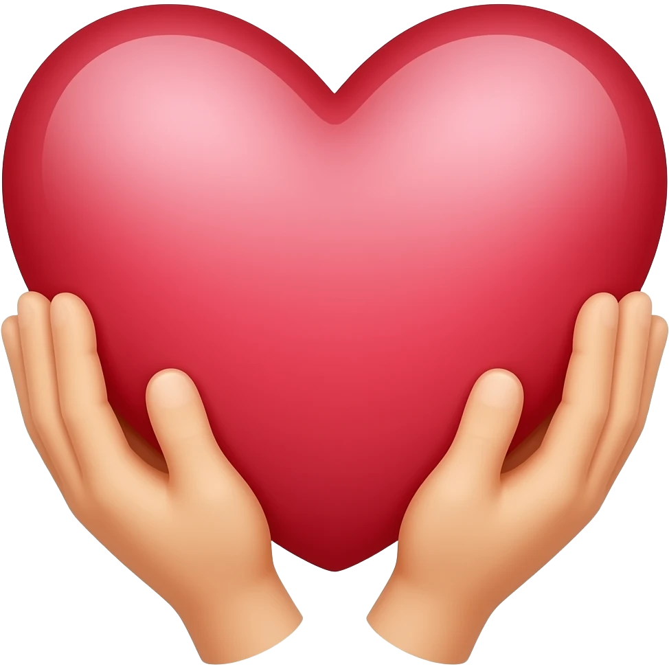 corazon con las manos emoji