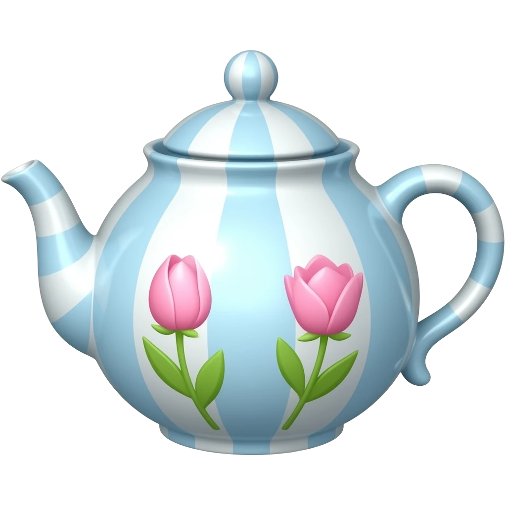 garden tea party pot emoji