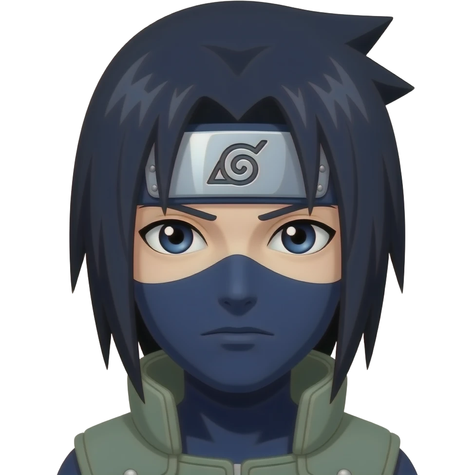 Itachi Uchiha face emoji emoji
