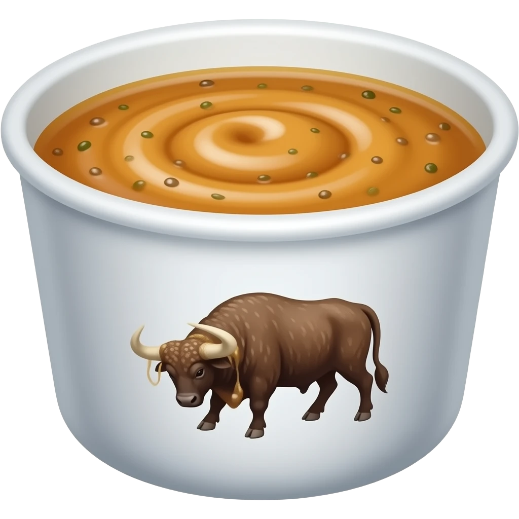 Baffelo Dipping sauce cup no tax no cup emoji