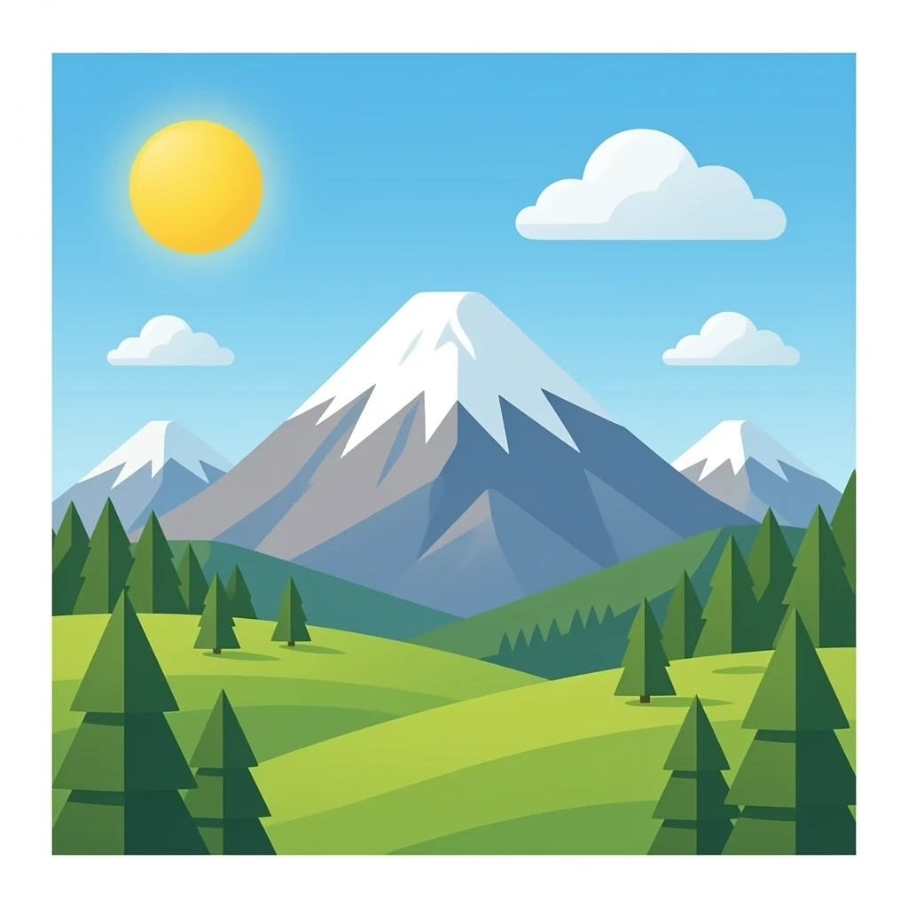 mountains vacation emoji