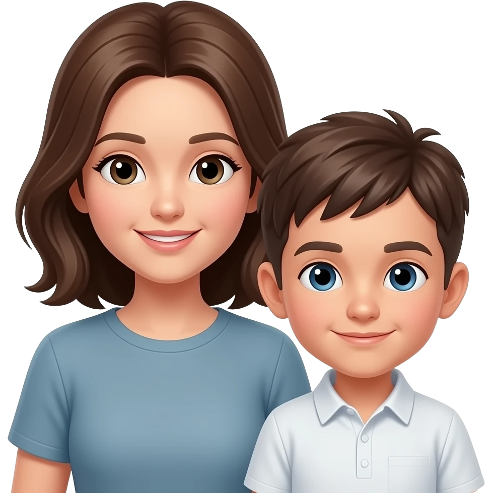 Mother and son emoji