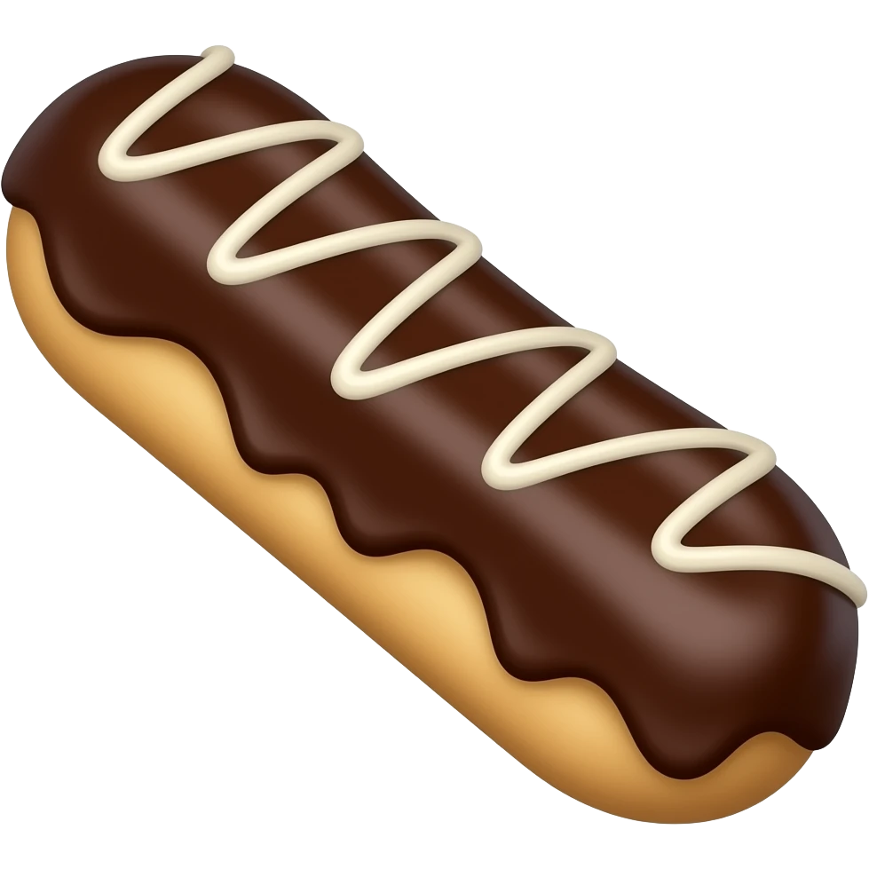 chocolate eclair emoji
