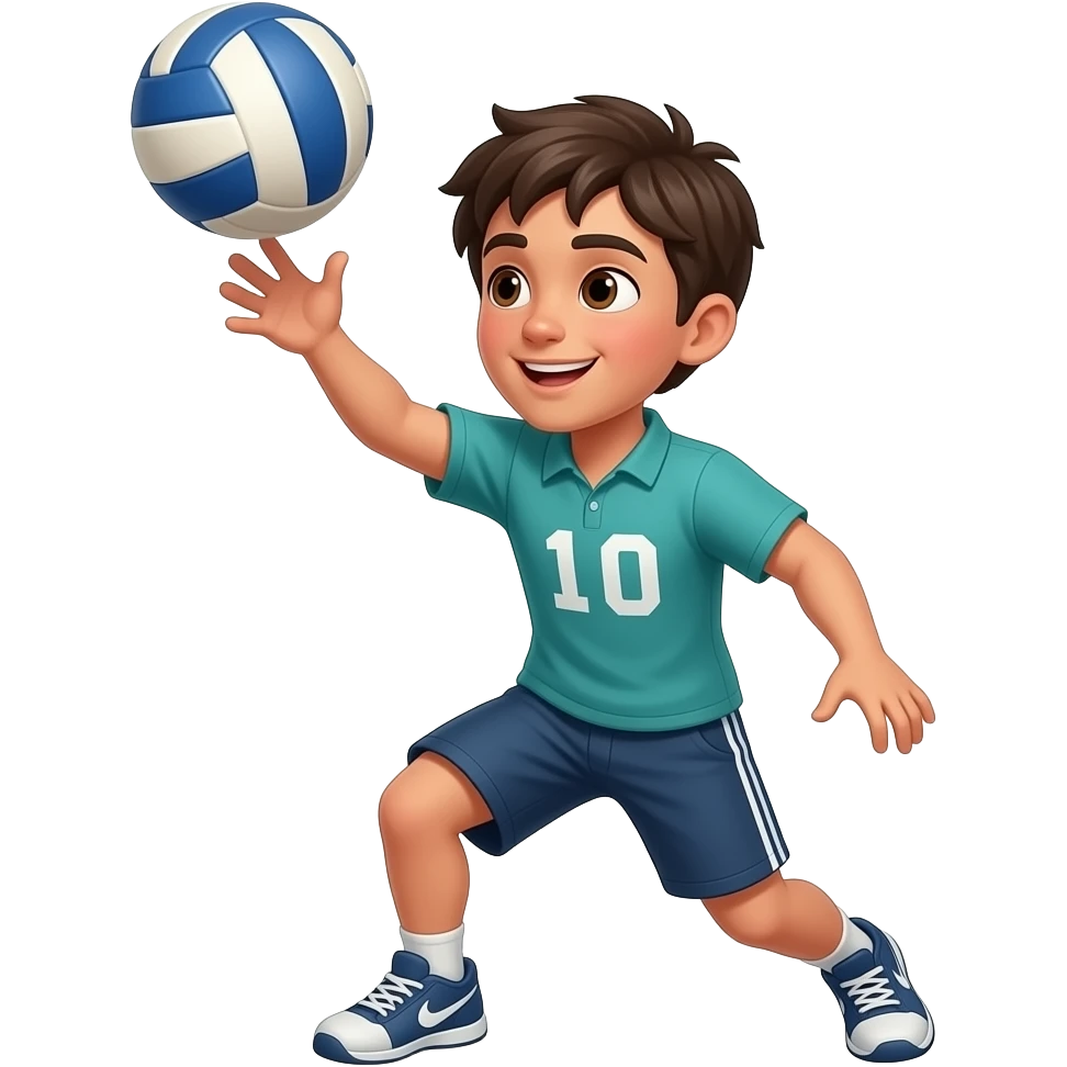 volleyball ballon and percy jackson emoji