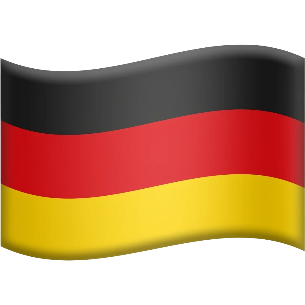 Akkurate damalige DDR Flagge emoji