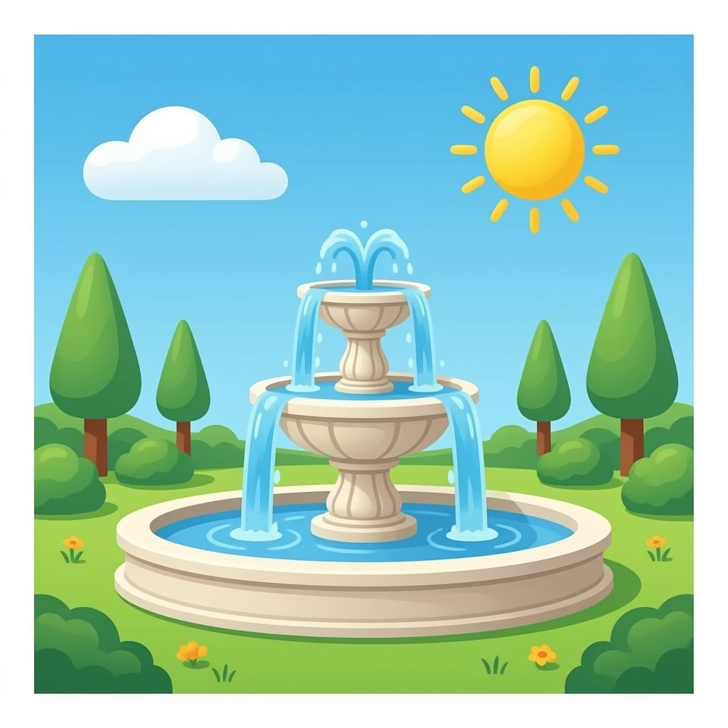 fontaine eau emoji