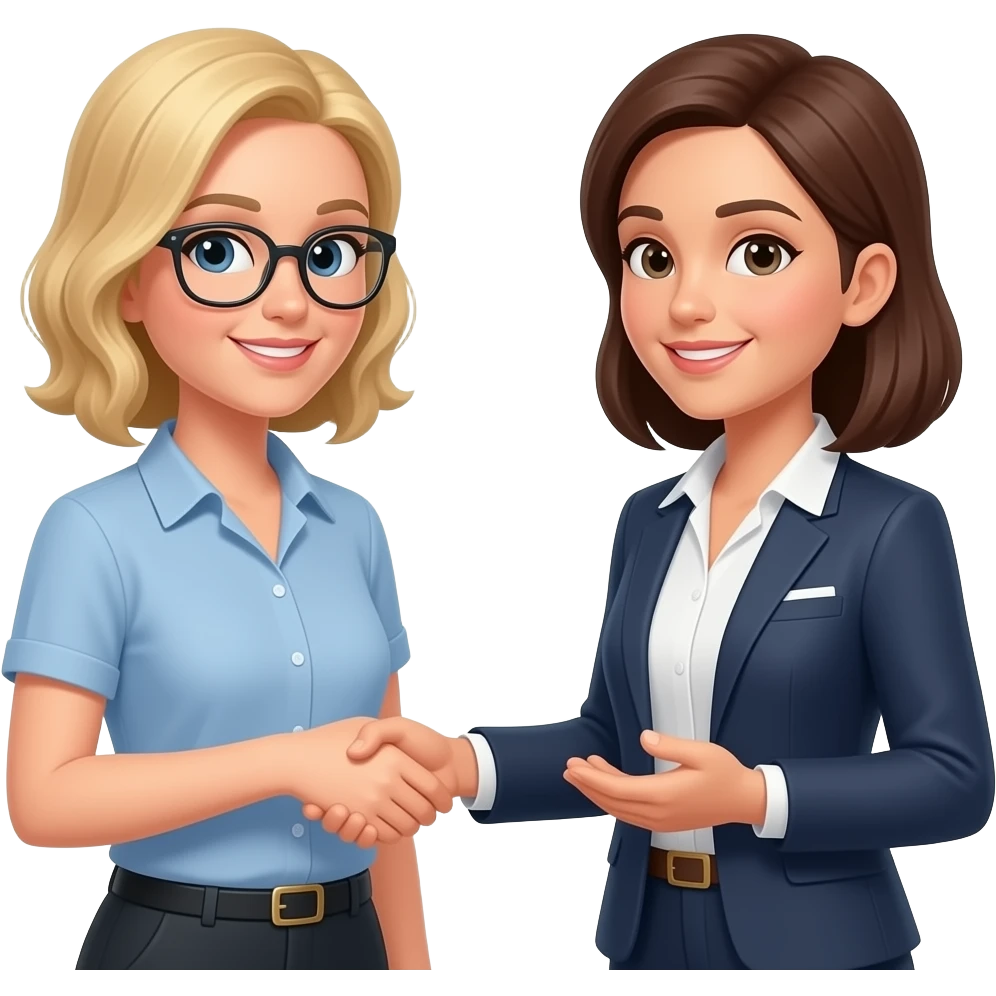 two women meeting emoji