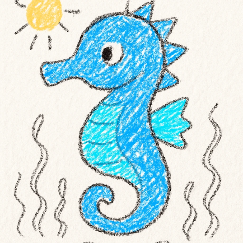 Sea horse emoji