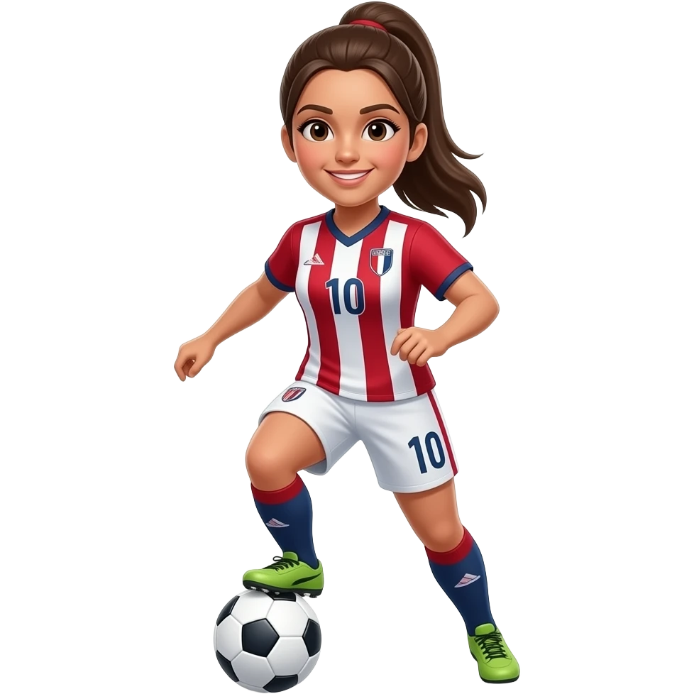 fútbol femenino de la selección Universitario emoji