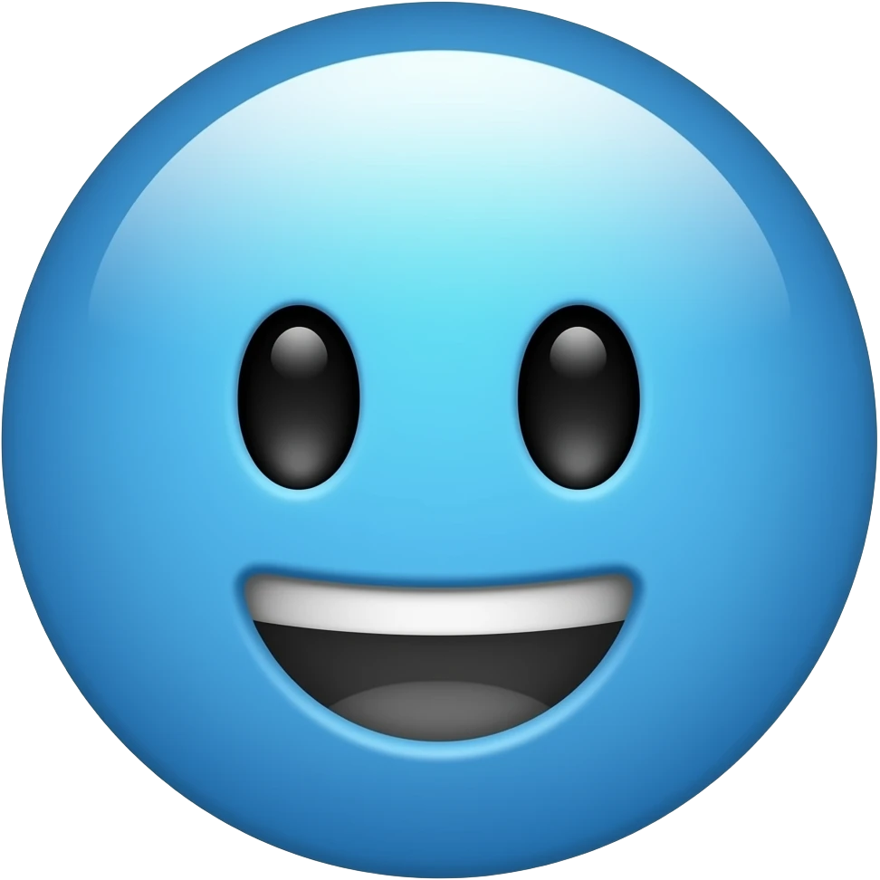 emojis.com Azul emoji