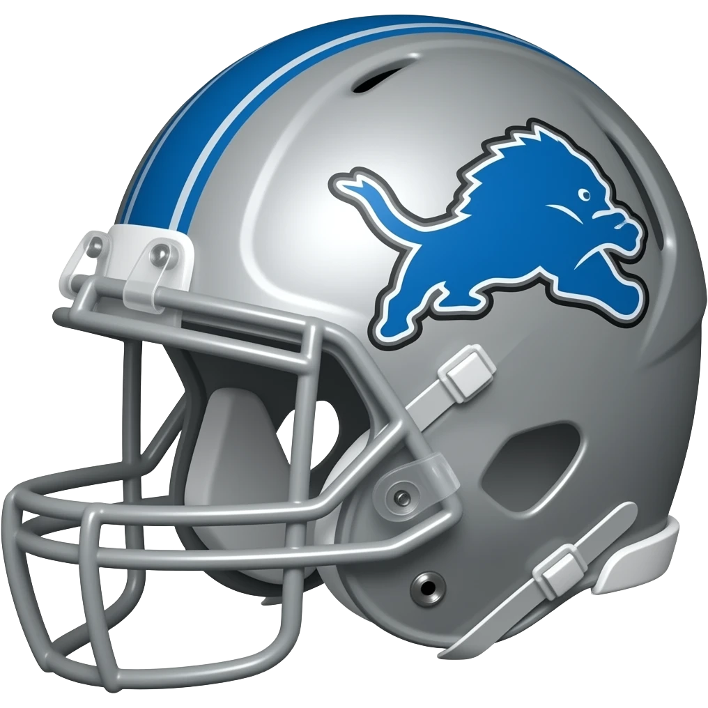 detroit lions helmet emoji